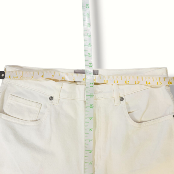 NWOT Everlane The Original Cheeky High Rise Straight Leg Jeans Sz. 30x28 Ecru - Picture 8 of 10